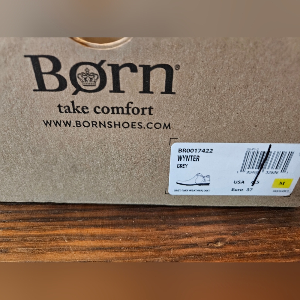 Born Women's Wynter Comfort Booties Women's Grey 37/6.5 - Picture 10 of 10